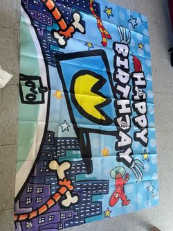 Birthday Backdrop Cartoon