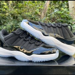 Jordan 11 Retro Low (space jams)  10.5 Men