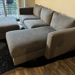 3 Seater Couch With Ottoman $700 Or Best Offer 