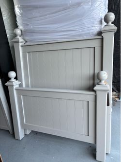 Pottery Barn Twin Bed with 12 drawer base & extra bookshelf