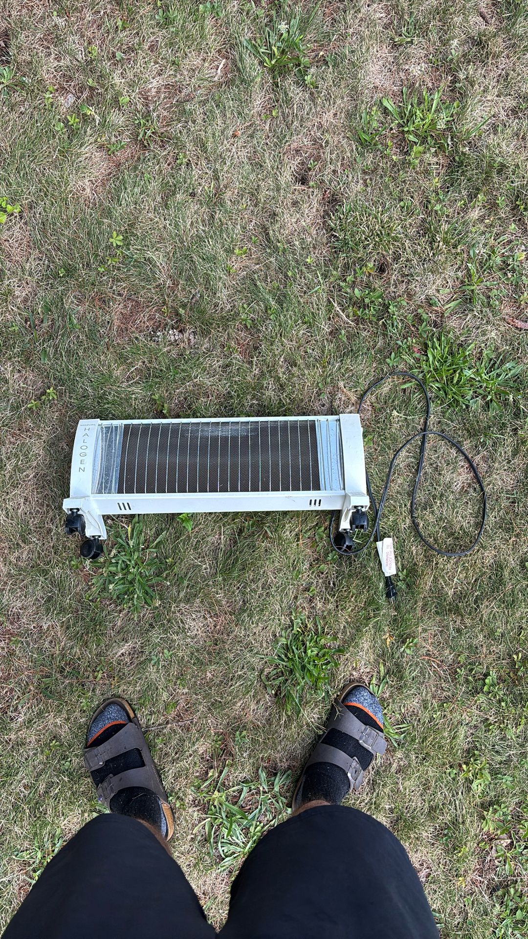 W.B. Movable Glass Radiant Heater 