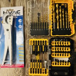 Flex Torq 1/4-in x Impact Driver Bit Set 40 Pcs, Drill Bit Set 14 Pcs And Tube Cutters