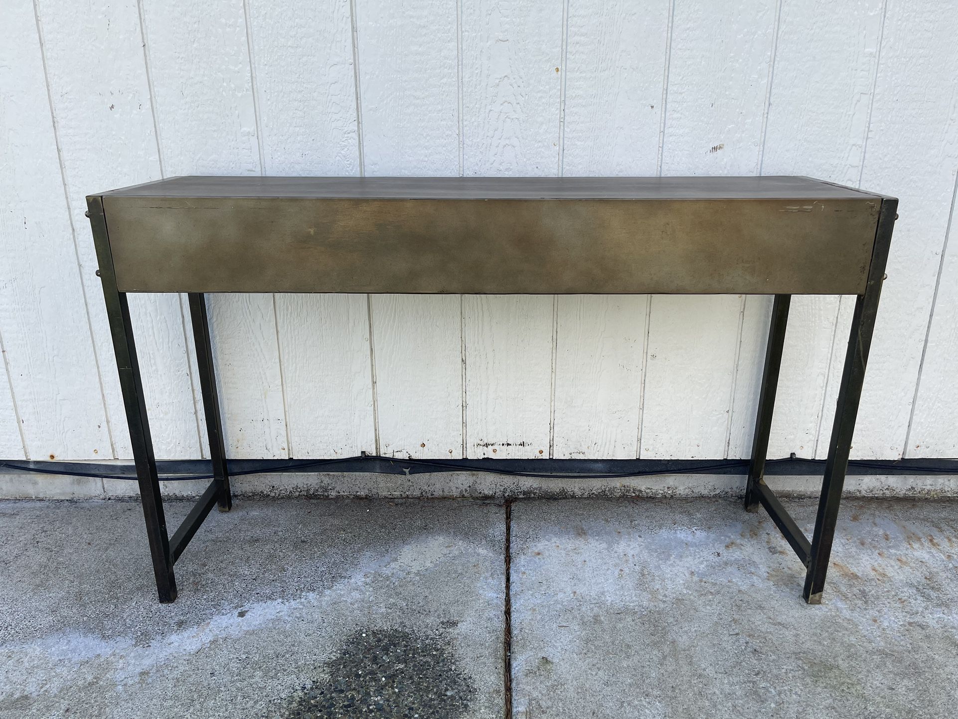 Modern Rustic Style Metal Sofa Entryway Table