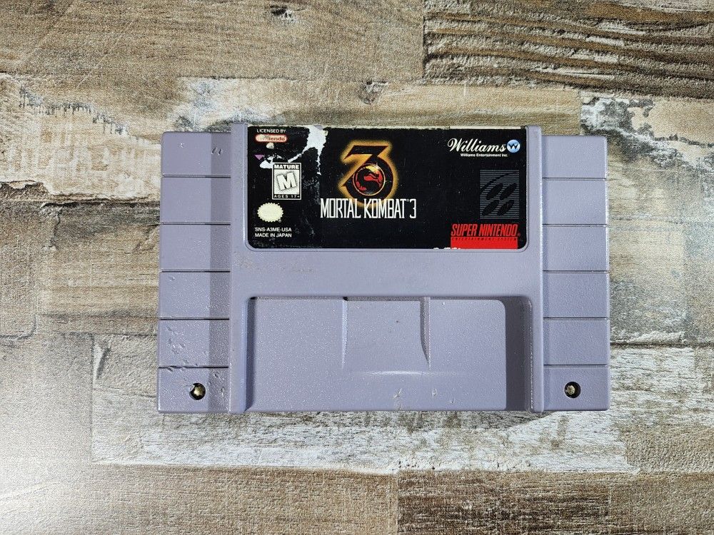 Super Nintendo Mortal Kombat 3