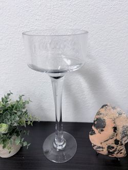 Glass Pulled Stem Vase Pillar Holders