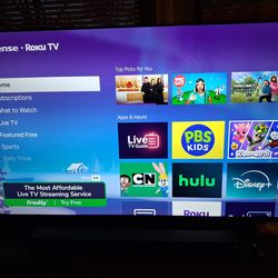 55 inch Hisense tv