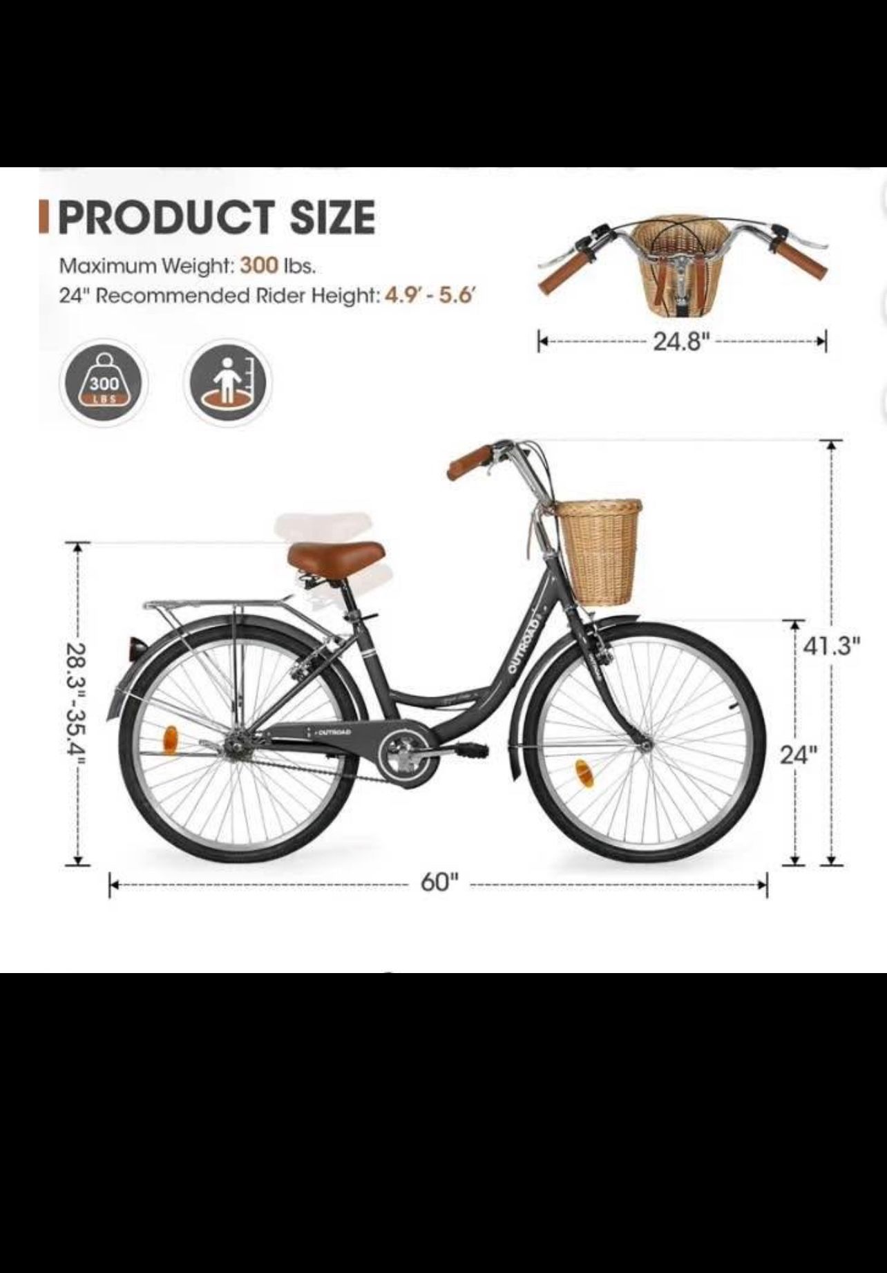 Brand New beach bikes are already assemble