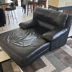 Qty2 Italian Made Leather lounges chairs