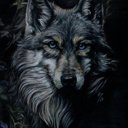 Wolf Drawing Print