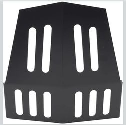 1 Set 3mm Spoilers Dams Lower Fairing Cowl Aluminum Black