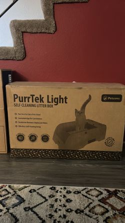 Purrtek self cleaning litter box
