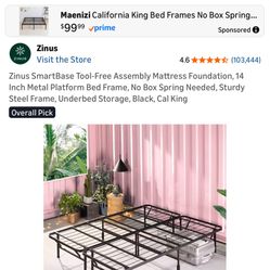 California King Bed Frame 