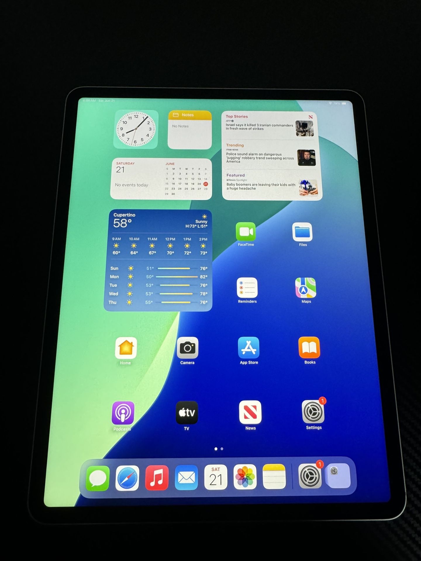 iPad Pro 12.9 Inches 6th Generation WiFi 128GB