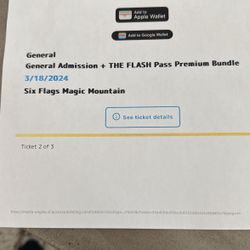 Six Flags Magic Mountain Tickets