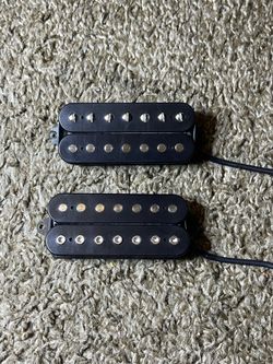 Kiesel Lithium and beryllium pickups 7 string guitar