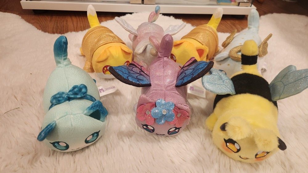Meemeows Plushies Set Of 7