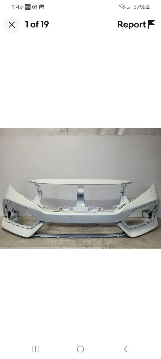 Rear Right Bumper Insert For 2017-2019 Honda Civic Hatchback – Outer Grille, Black, 71503-TGG-A00