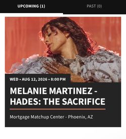 Melanie Martinez hades tour ticket