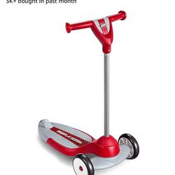 Radio Flyer My 1st Scooter, Kids and Toddler 3 Wheel Scooter, Red Kick Scooter, For Ages 2-5 Years