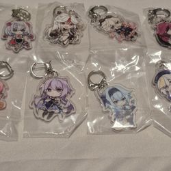 Genshin Impact Acrylic Keychains