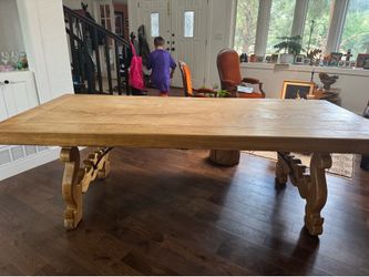 Mexican Pine Table + up to 8 chairs