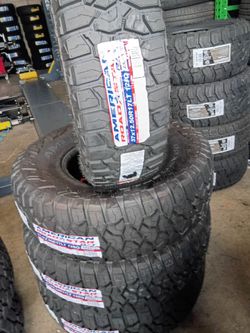 37×12,50R17 LT AMERICAN RT NEW tires and for 4 llantas nuevas instaladas y balanceadas open day 7