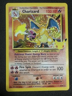 Pokemon Charizard 4/102 Me: 30th Celebration EX-01: Classic Collection Holo MINT