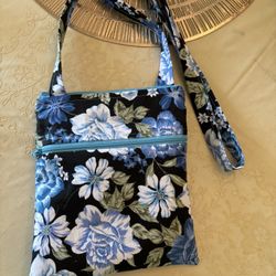 Crossbody Purse - 2 Outside Zippers - 7 1/2” X 6 1/4” - New