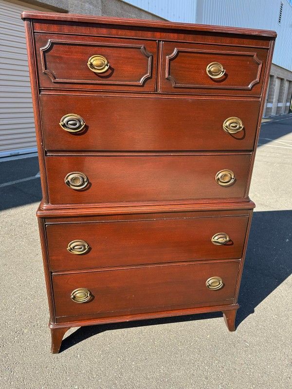 6 drawer Tall boy, chest of drawers/cajonera alta de 6 cajones