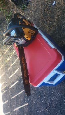 Poulan pro 42 cc gas powered chainsaw