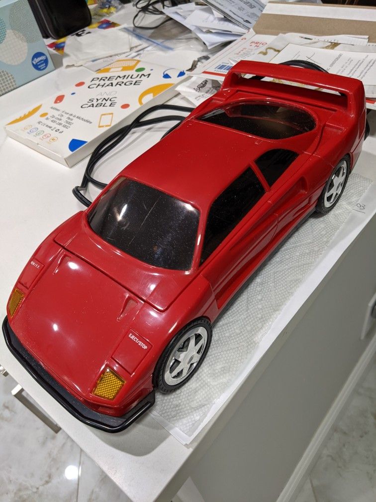 Vintage VHS Video Tape Rewinder Ferrari F-40