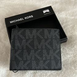 Genuine Michael Kors Men’s Leather Wallet (New With Tags) 