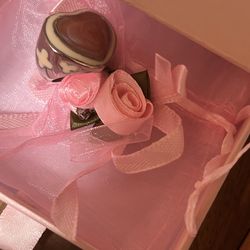 Ring Heart Shape Pink