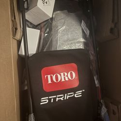 Brand New Toro Foldable 60-Volt 21-Inch Stripe Electric Self Propelled Mower With Headlights