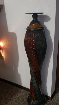 Floor standing candle holder