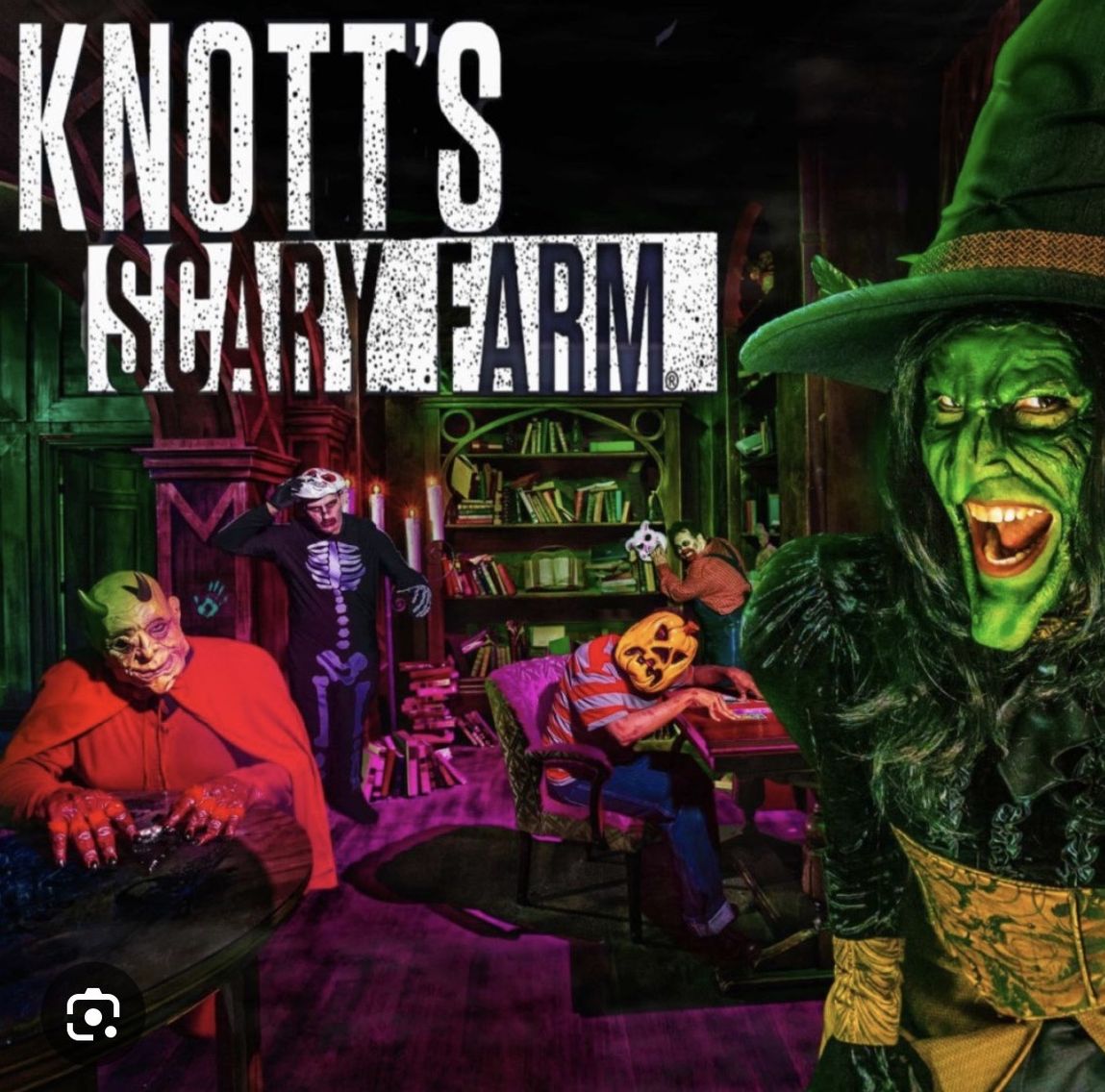 4 Pack Knotts Scary Farm Tickets
