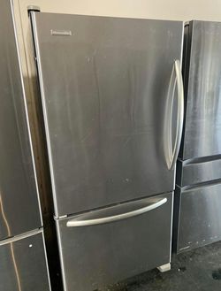 KitchenAid Bottom Freezer Refrigerator Stainless Steel
