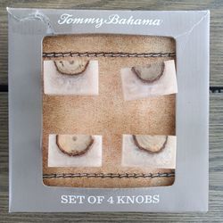 New (But Old) Tommy Bahama Faux Marble & Wood Drawer Pulls