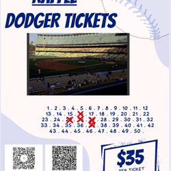 Opening Day Raffle For Dodger Tickets 