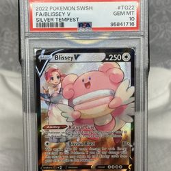 Pokemon Blissey V PSA 10 #TG22