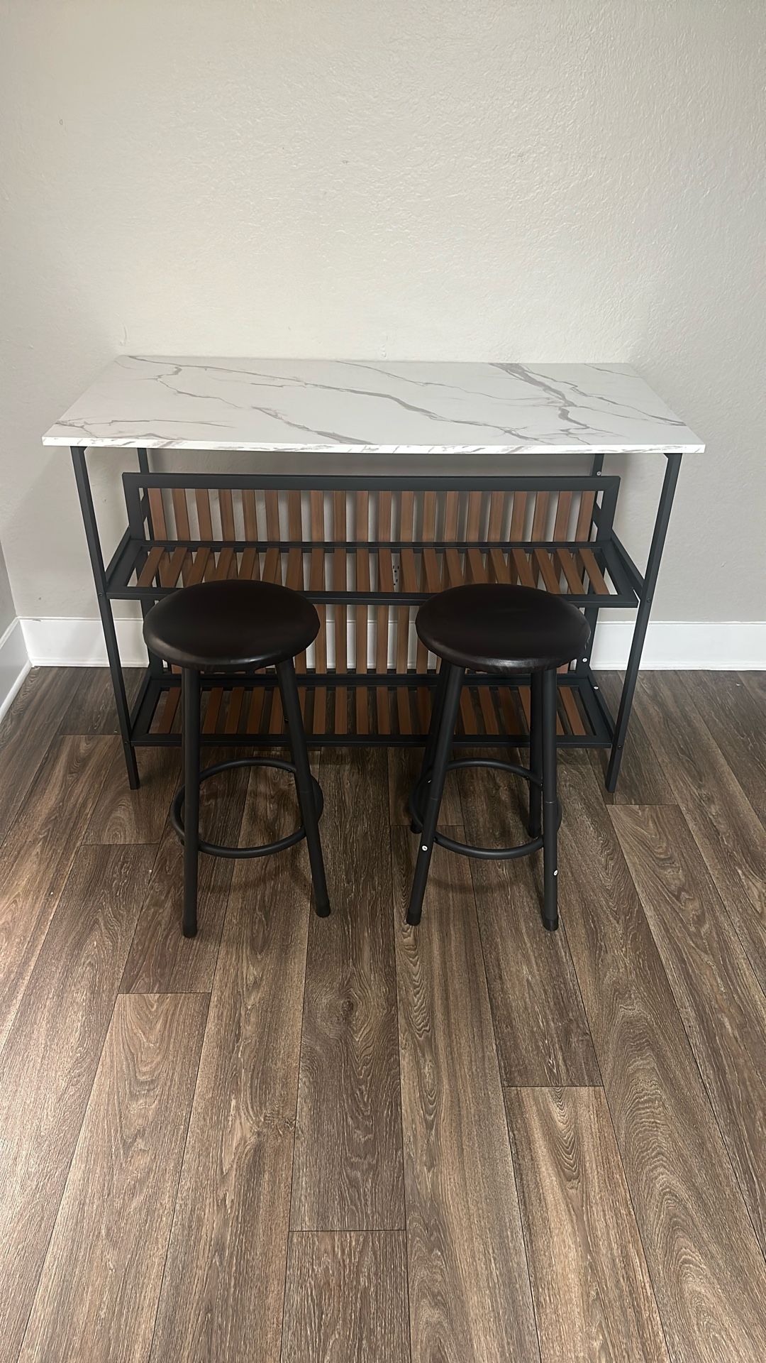 Table With Two Stools