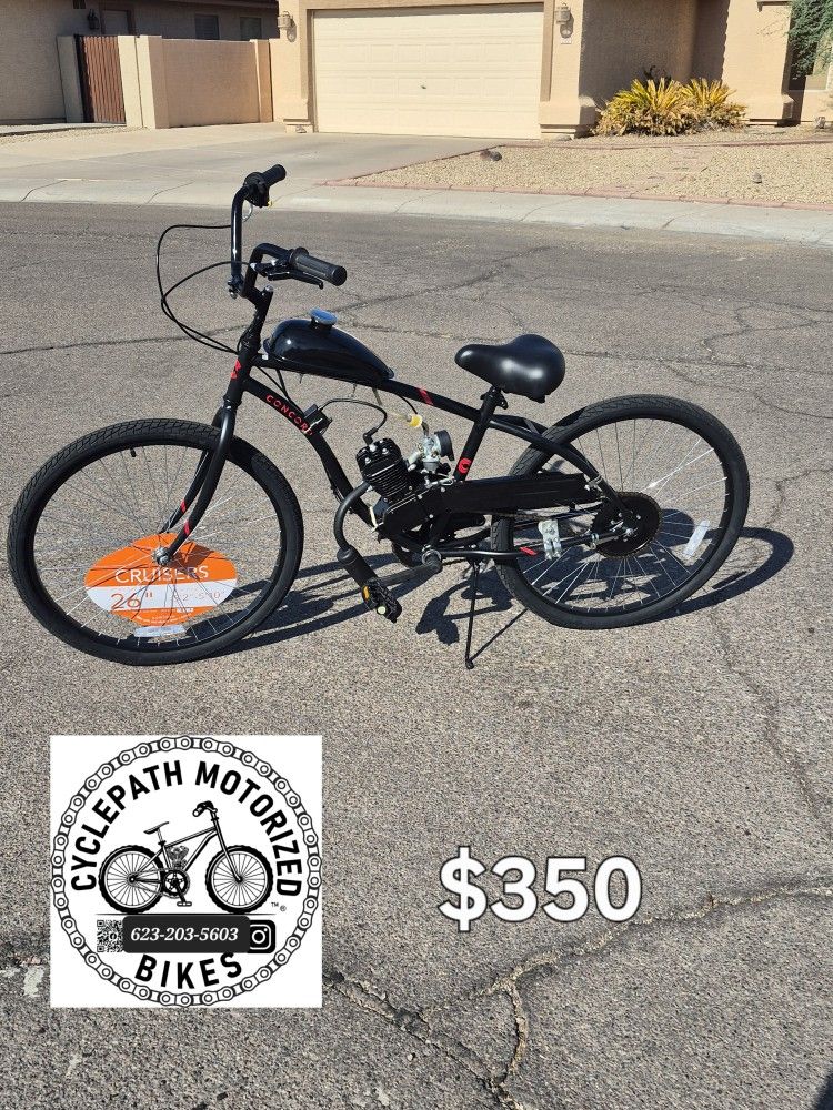 Gas Bike Not Electric Motorized Bicycle Mini Bike Motorbike Delivery Available