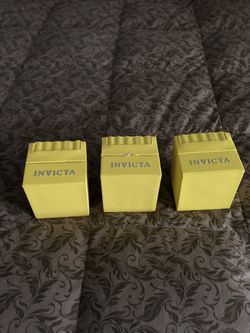 3 Original Invicta Watch Boxes