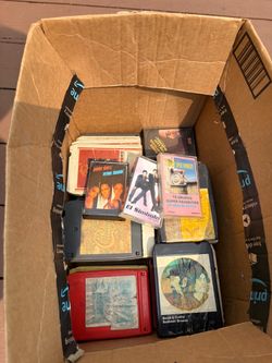 8 track tapes and cassette tapes for free