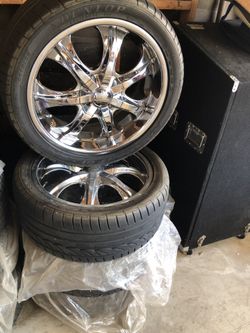 4 Rims and tires