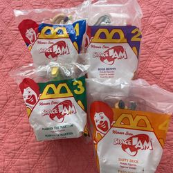 4 New Happy Meals Toys From McDonald Might Duck Complete Set All For $5