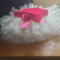  Girls Cute Tule Skirt With Built In Shorts Size 5