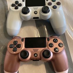 Two Ps4 Controllers