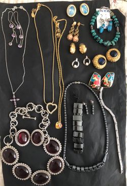 Miscellaneous costume/ fashion  jewelry  all for $ 20 or $ 5 sets and $2 for earrings