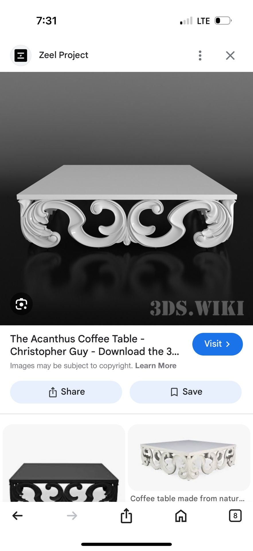 Christopher Guy Coffee Table